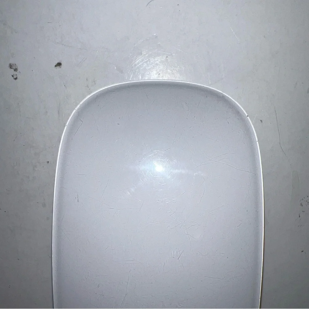 Apple Magic Laser Mouse Wireless Bluetooth White A1296 Untested preowned Read!!